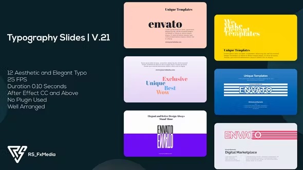 Videohive Typography - Minimal, Dynamic and Modern Slides V.21 40102845 1 Videohive Typography - Minimal, Dynamic and Modern Slides V.21 40102845