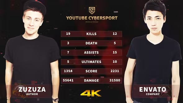 Videohive YouTube Cybersport Gaming Pack 21498001 1 Videohive YouTube Cybersport Gaming Pack 21498001