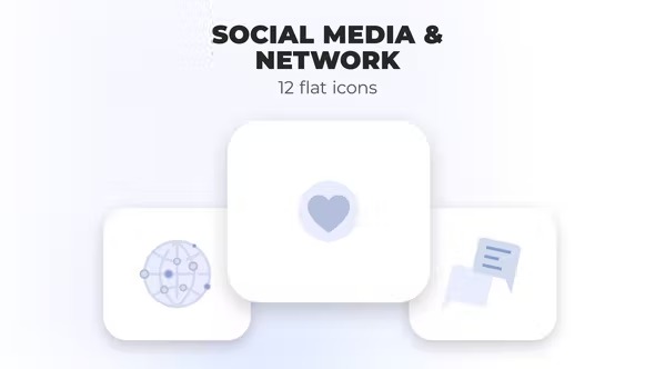 Videohive Social Media & Network - Flat Icons 39987964 1 Videohive Social Media & Network - Flat Icons 39987964