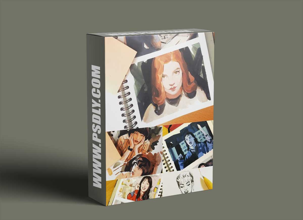 Capture Human Nature with Pencil & Gouache 1 Capture Human Nature with Pencil & Gouache