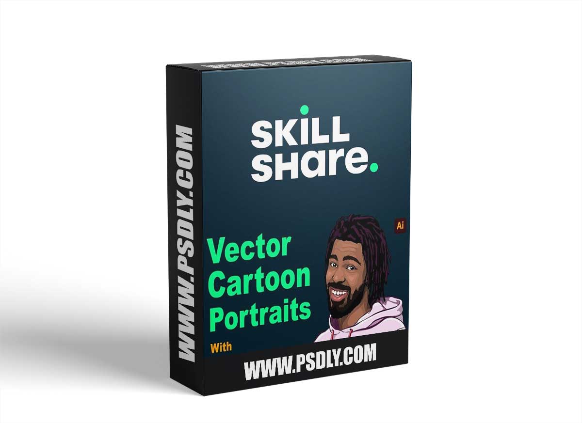Create a vector cartoon portrait 1 Create a vector cartoon portrait