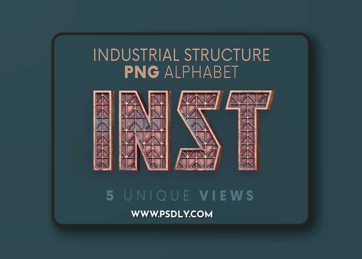 CreativeMarket - Industrial Structure - 3D Lettering 10863599 1 CreativeMarket - Industrial Structure - 3D Lettering 10863599