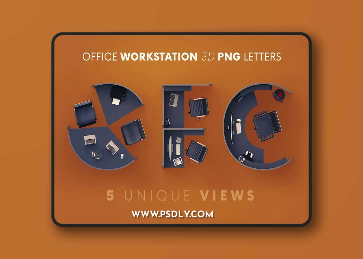 Creativemarket - Office Workstation - 3D Lettering 6117629 1 Creativemarket - Office Workstation - 3D Lettering 6117629