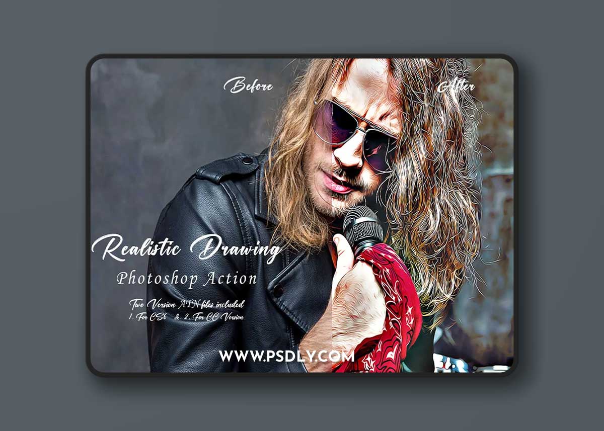Creativemarket - Realistic Drawing Photoshop Action 10919378 1 Creativemarket - Realistic Drawing Photoshop Action 10919378