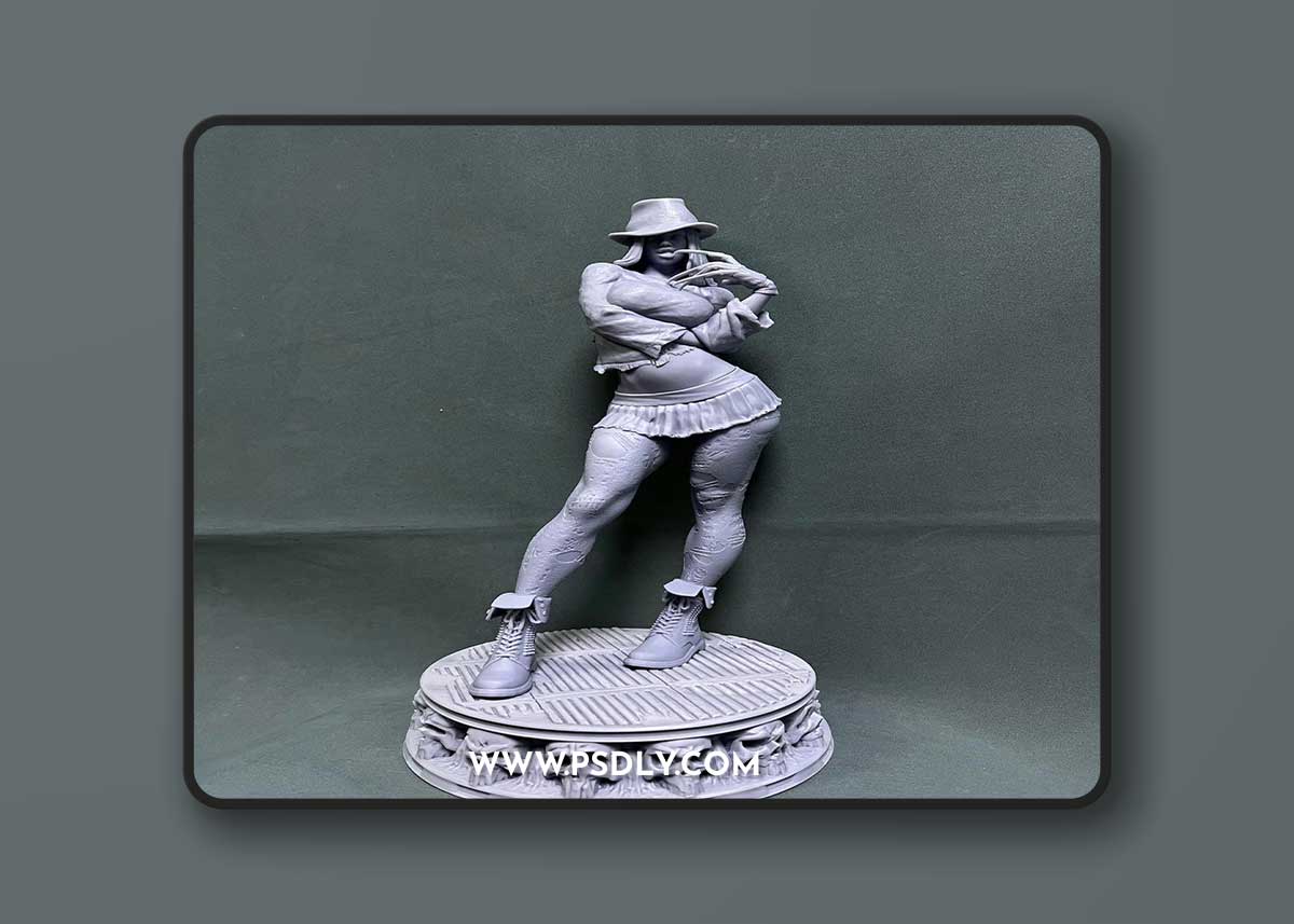Freddy's Girl 3D Print 3D Model 1 Freddy's-Girl-3D-Print-3D-Model