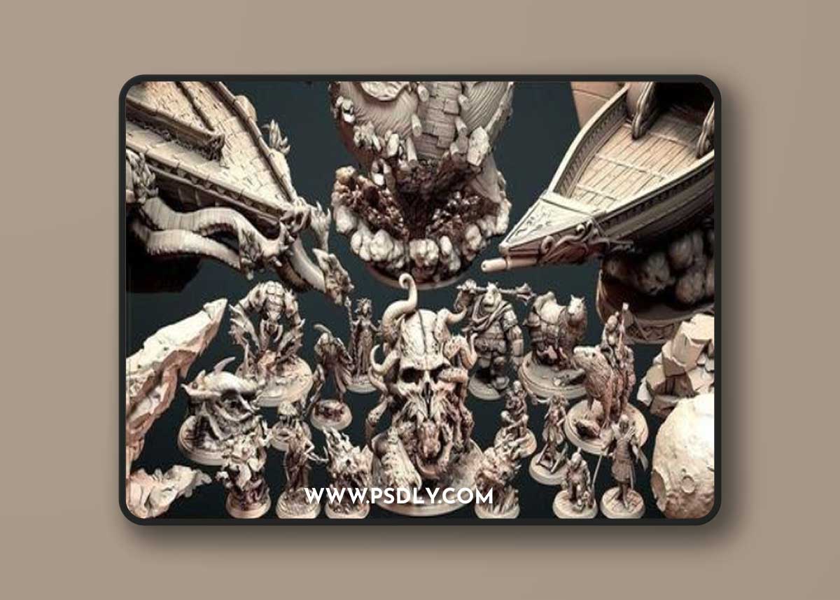 Loot Studios Miniatures - Astral Looters September 2022 – 3D Print