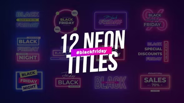 Videohive Black Friday Neon Titles 40538914 1 Videohive Black Friday Neon Titles 40538914