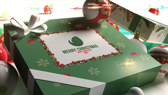 Videohive Christmas Box Logo 41899958 1 Videohive Christmas Box Logo 41899958