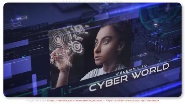 Videohive Cyber Digital Slideshow 41221800 1 Videohive Cyber Digital Slideshow 41221800