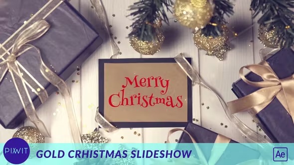 Videohive Gold Christmas Slideshow 40588484 1 Videohive Gold Christmas Slideshow 40588484