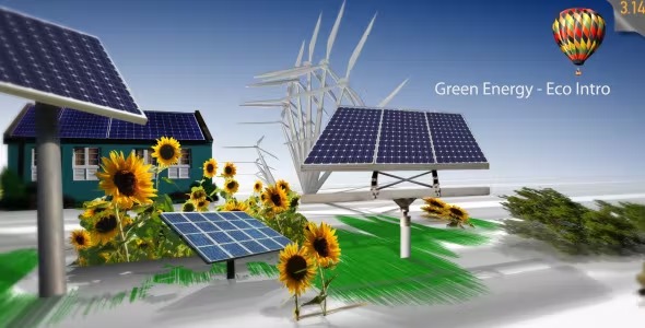 Videohive Green Energy Intro 667376 1 Videohive Green Energy Intro 667376