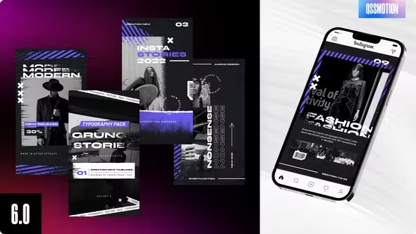 Videohive Grunge Instagram Stories 40528846 1 Videohive Grunge Instagram Stories 40528846