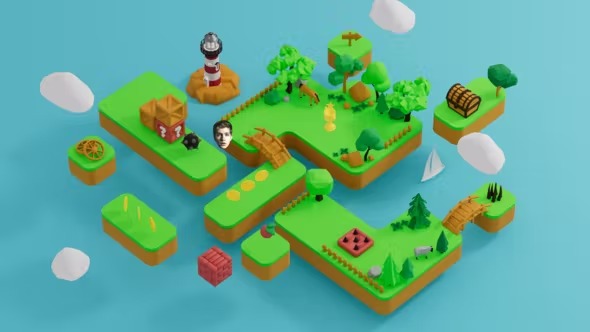 Videohive Isometric Game Logo Reveal 40579763 1 Videohive Isometric Game Logo Reveal 40579763