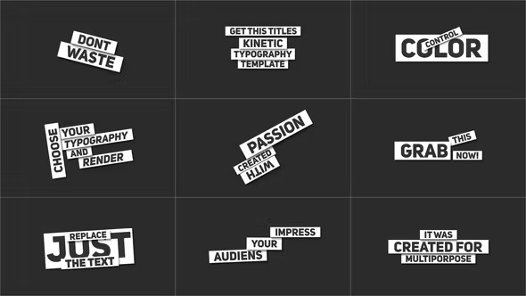 Videohive Kinetic Typography V3 41191630 1 Videohive Kinetic Typography V3 41191630