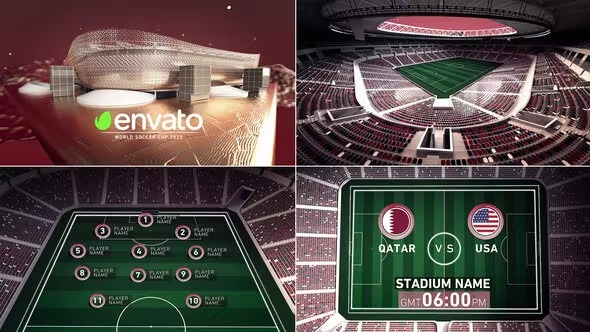 Videohive World Soccer Qatar 2022 Al Rayyan Stadium 40824840 1 Videohive World Soccer Qatar 2022 Al Rayyan Stadium 40824840