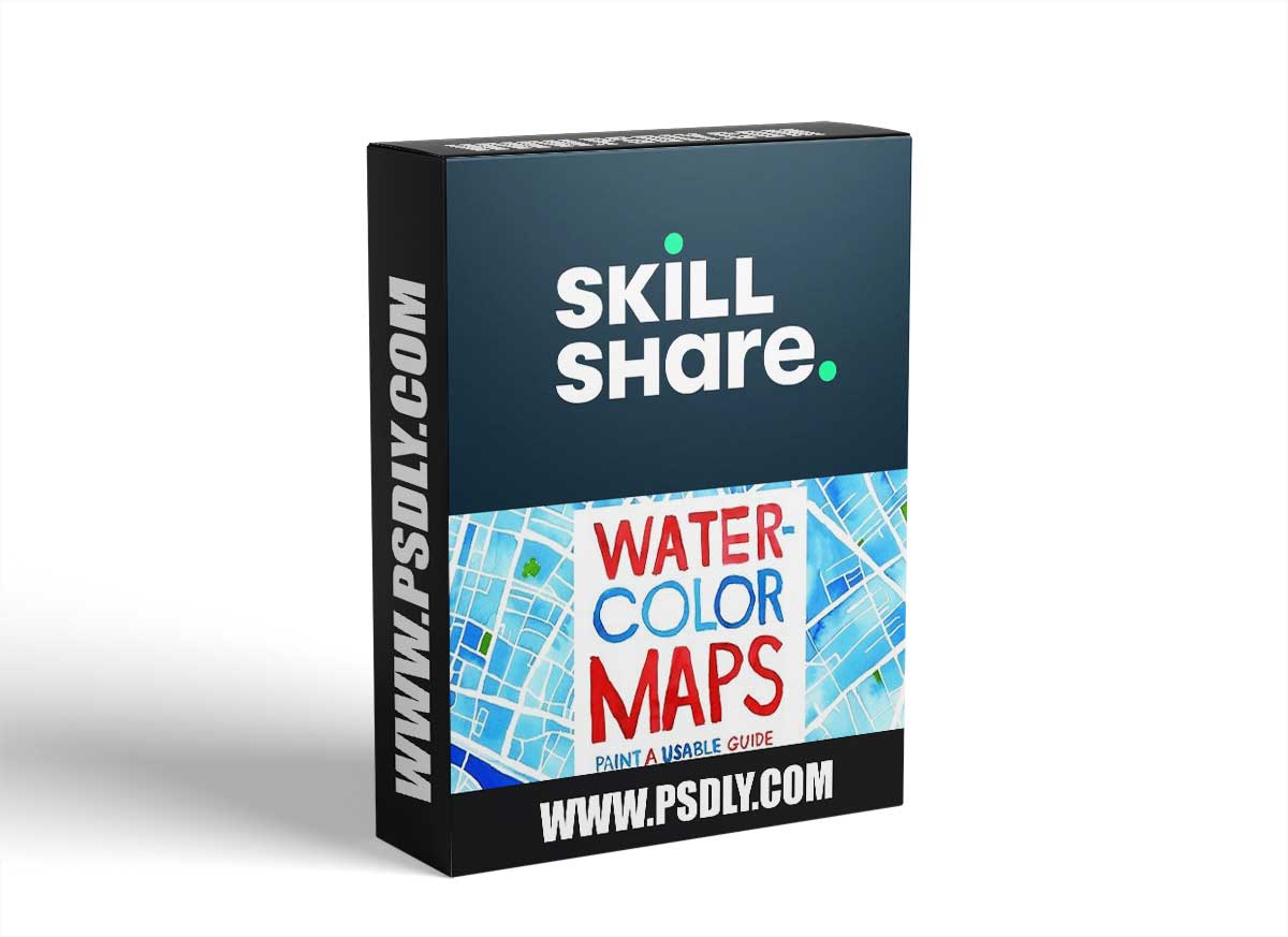 WATERCOLOR mapmaking: Paint a usable GUIDE of a city or place! 1 WATERCOLOR mapmaking: Paint a usable GUIDE of a city or place!