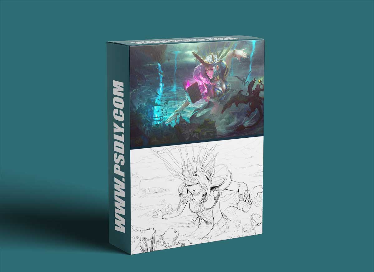 Wingfox – Character Illustration - The Millennium War – Deity of Destruction 1 Wingfox – Character Illustration - The Millennium War – Deity of Destruction