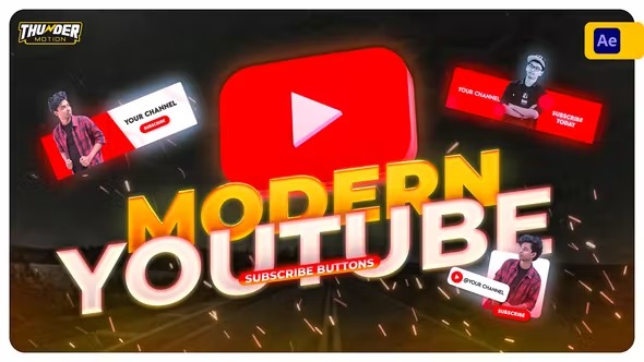 Videohive Modern Youtube Subscribe Button Pack 40528109 1 Videohive Modern Youtube Subscribe Button Pack 40528109