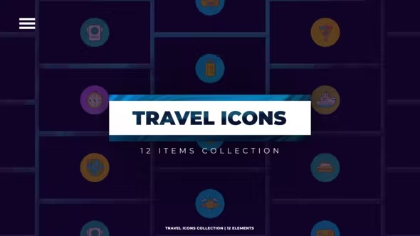 Videohive Travel Icons 41626417 1 Videohive Travel Icons 41626417