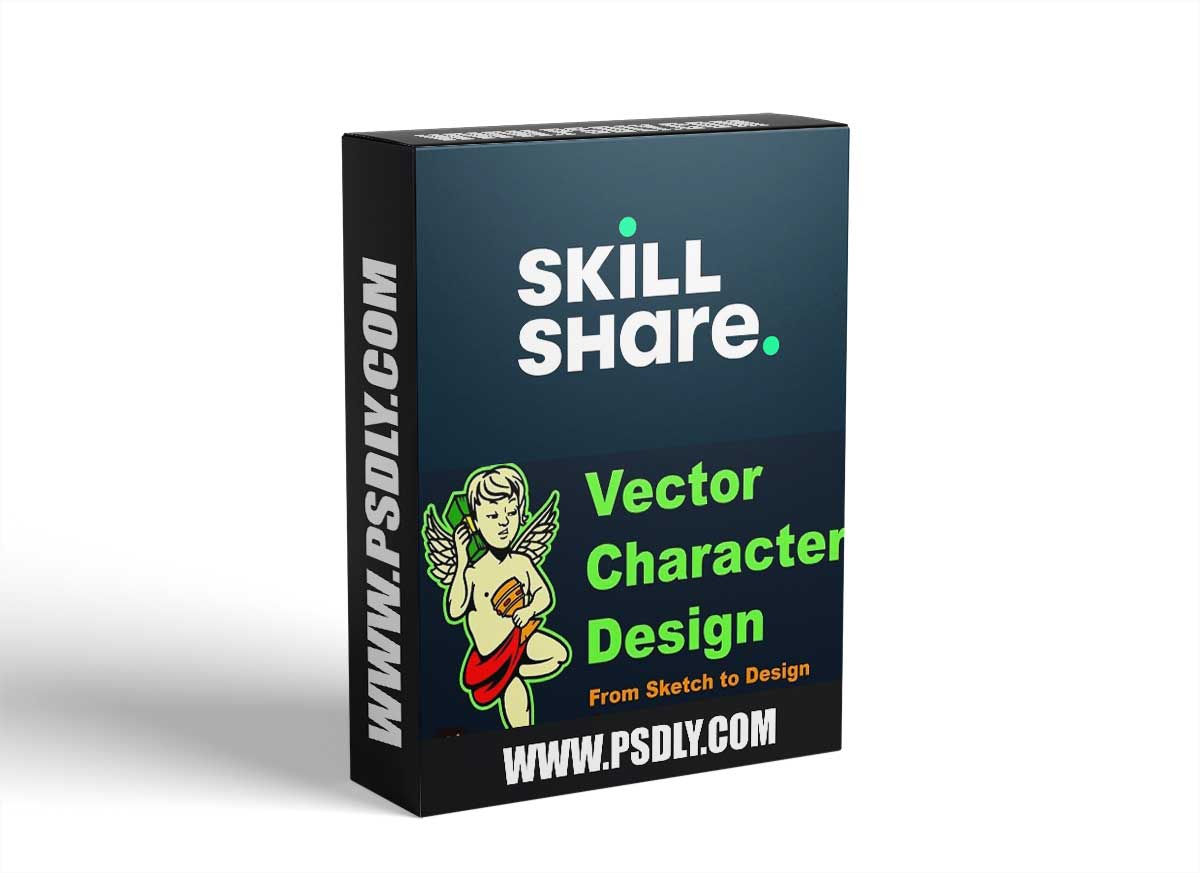 Create simple vector characters from sketch 1 Create simple vector characters from sketch