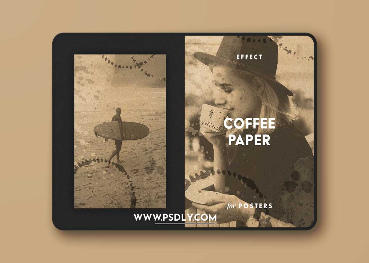CreativeMarket - Coffee Paper Poster Effect 10893197 1 CreativeMarket - Coffee Paper Poster Effect 10893197