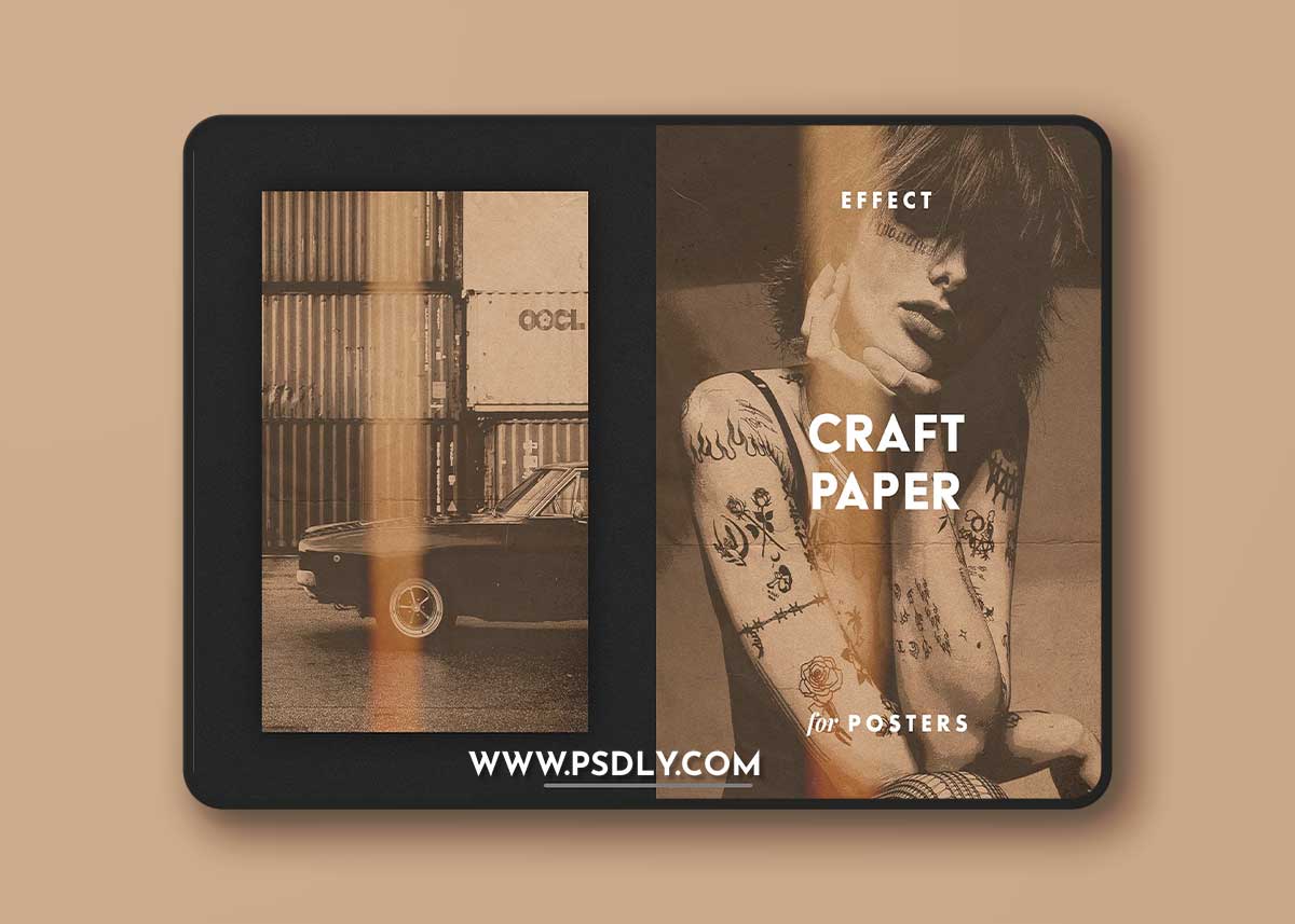 CreativeMarket - Craft paper photo effect for posters 10895470 1 CreativeMarket - Craft paper photo effect for posters 10895470