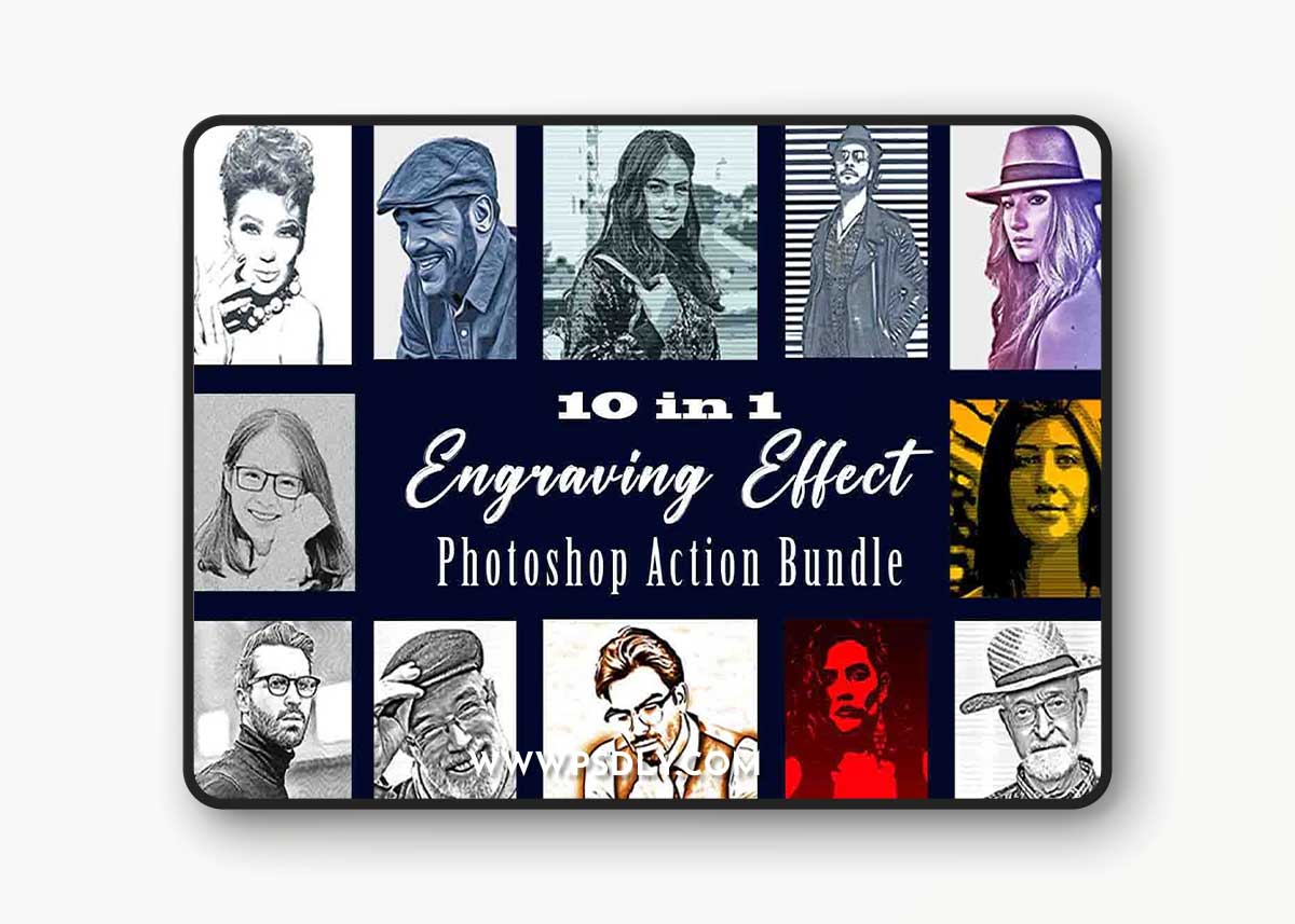 Creativemarket - Engraving Effect PS Action Bundle 10954347 1 Creativemarket - Engraving Effect PS Action Bundle 10954347