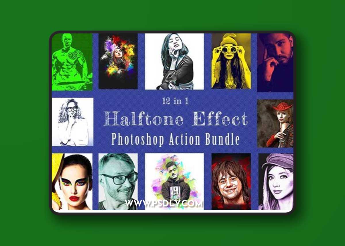 Creativemarket - Halftone Effect PS Action Bundle 10976163 1 Creativemarket - Halftone Effect PS Action Bundle 10976163