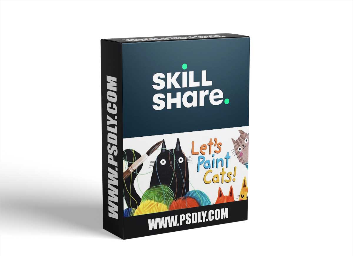 Let's Paint Cats - Fun Watercolor Kitties! 1 Let's Paint Cats - Fun Watercolor Kitties!