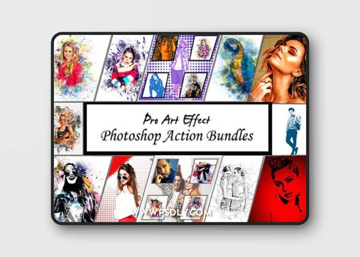 Pro Art Effect Photoshop Action Bundles 1 Pro Art Effect Photoshop Action Bundles