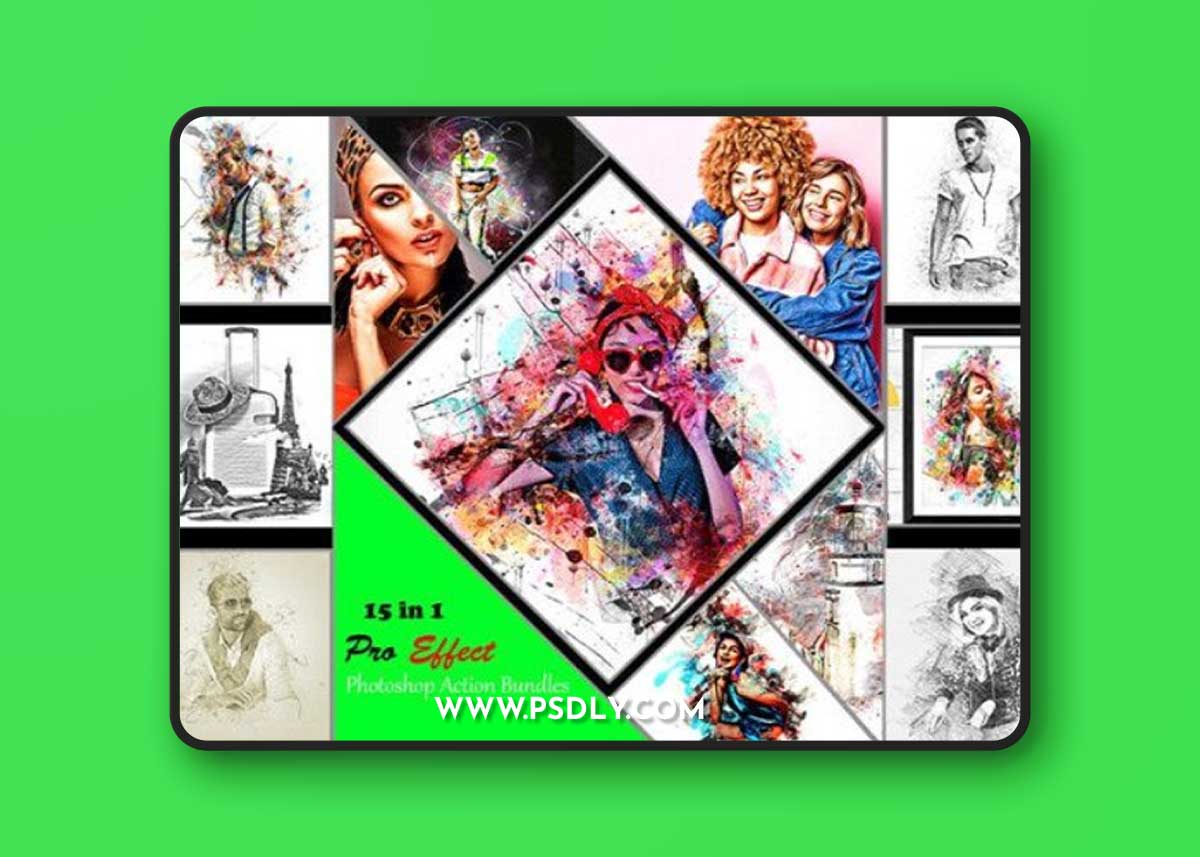 Pro Effect Photoshop Action Bundles 1 Pro Effect Photoshop Action Bundles