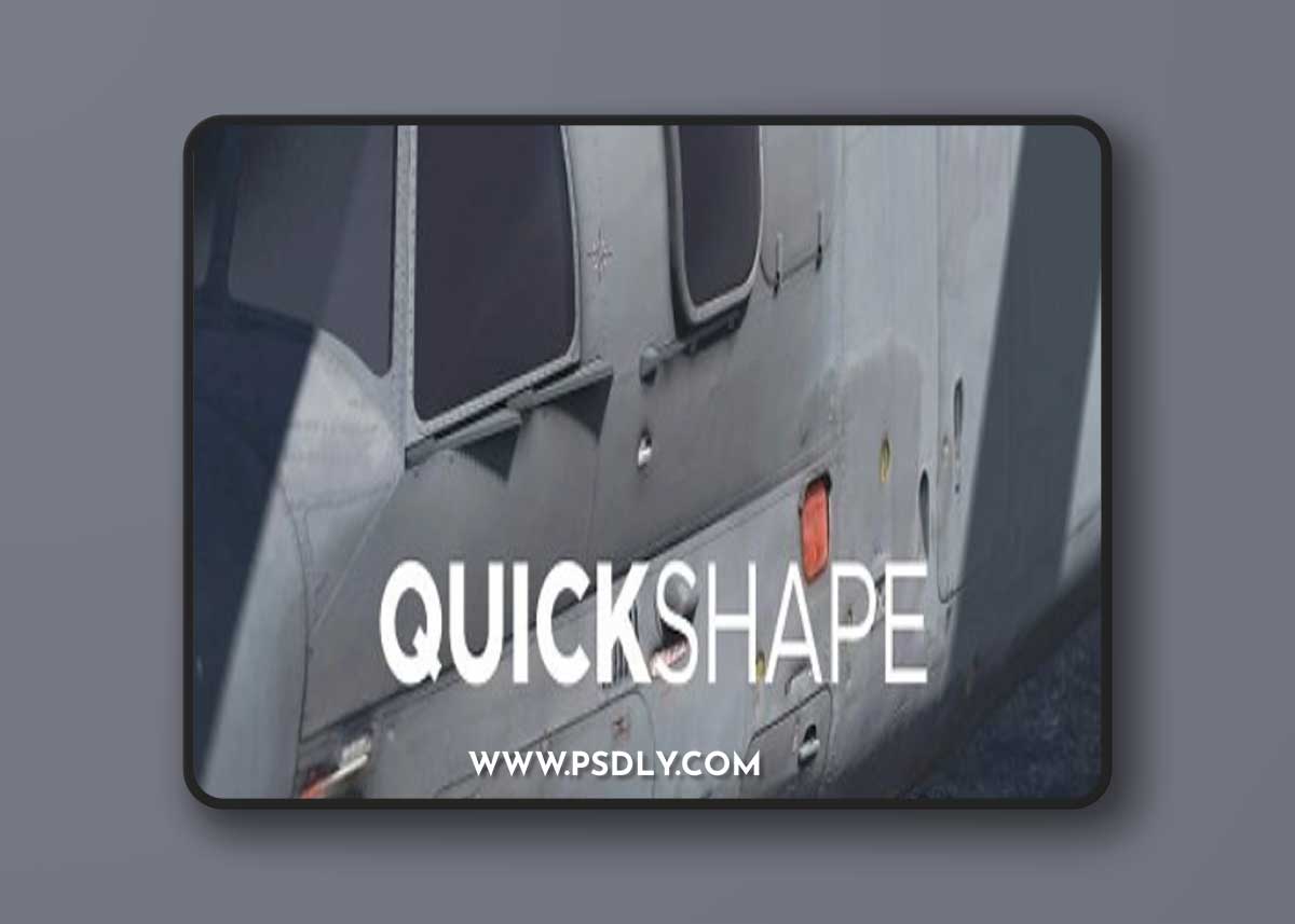 QuickShape 2022 for Blender 3.3.1 1 QuickShape 2022 for Blender 3.3.1