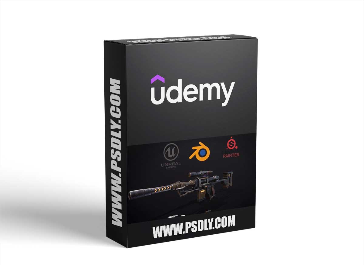 The Ultimate weapon course (Create Sniper in Blender 3.4 ) 1 The Ultimate weapon course (Create Sniper in Blender 3.4 )