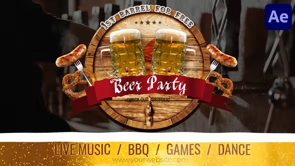 Videohive Beer Party for After Effects 42641581 1 Videohive Beer Party for After Effects 42641581