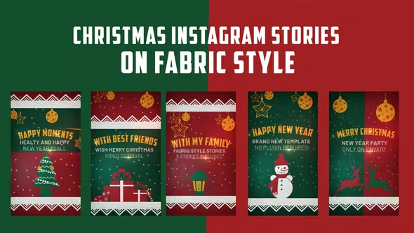Videohive Christmas Instagram Stories on Fabric 42139486 1 Videohive Christmas Instagram Stories on Fabric 42139486