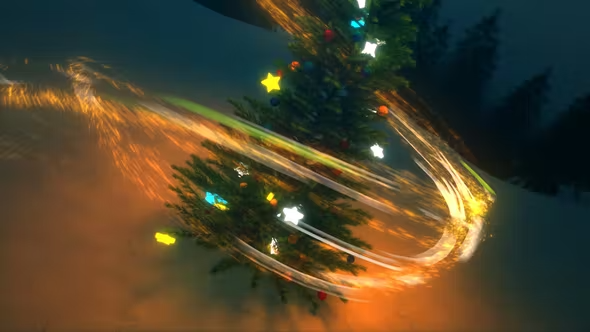 Videohive Christmas Tree Logo Opener 41998811 1 Videohive Christmas Tree Logo Opener 41998811