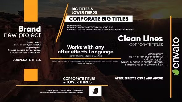 Videohive Clean Lines - Big Titles 22953508 1 Videohive Clean Lines - Big Titles 22953508