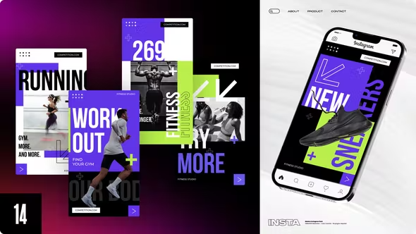 Videohive Fitness Instagram Stories 42362492 1 Videohive Fitness Instagram Stories 42362492