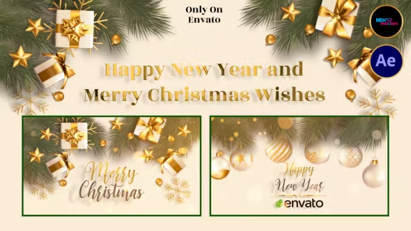 Videohive Happy New Year and Merry Christmas Wishes 40871089 1 Videohive Happy New Year and Merry Christmas Wishes 40871089