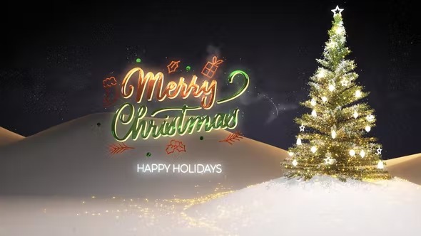 Videohive Night Of Christmas Logo Reveal 41938609 1 Videohive Night Of Christmas Logo Reveal 41938609