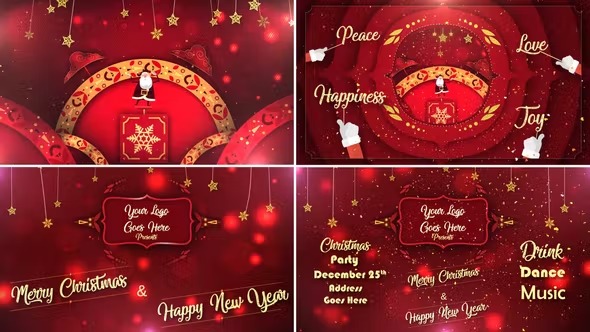 Videohive Red Christmas NewYear Natal Wish And Party Invitation 41855874 1 Videohive Red Christmas NewYear Natal Wish And Party Invitation 41855874