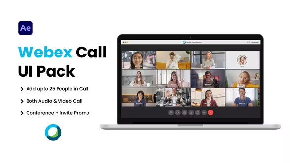 Videohive Webex Video Conference UI Pack 42143120 1 Videohive Webex Video Conference UI Pack 42143120