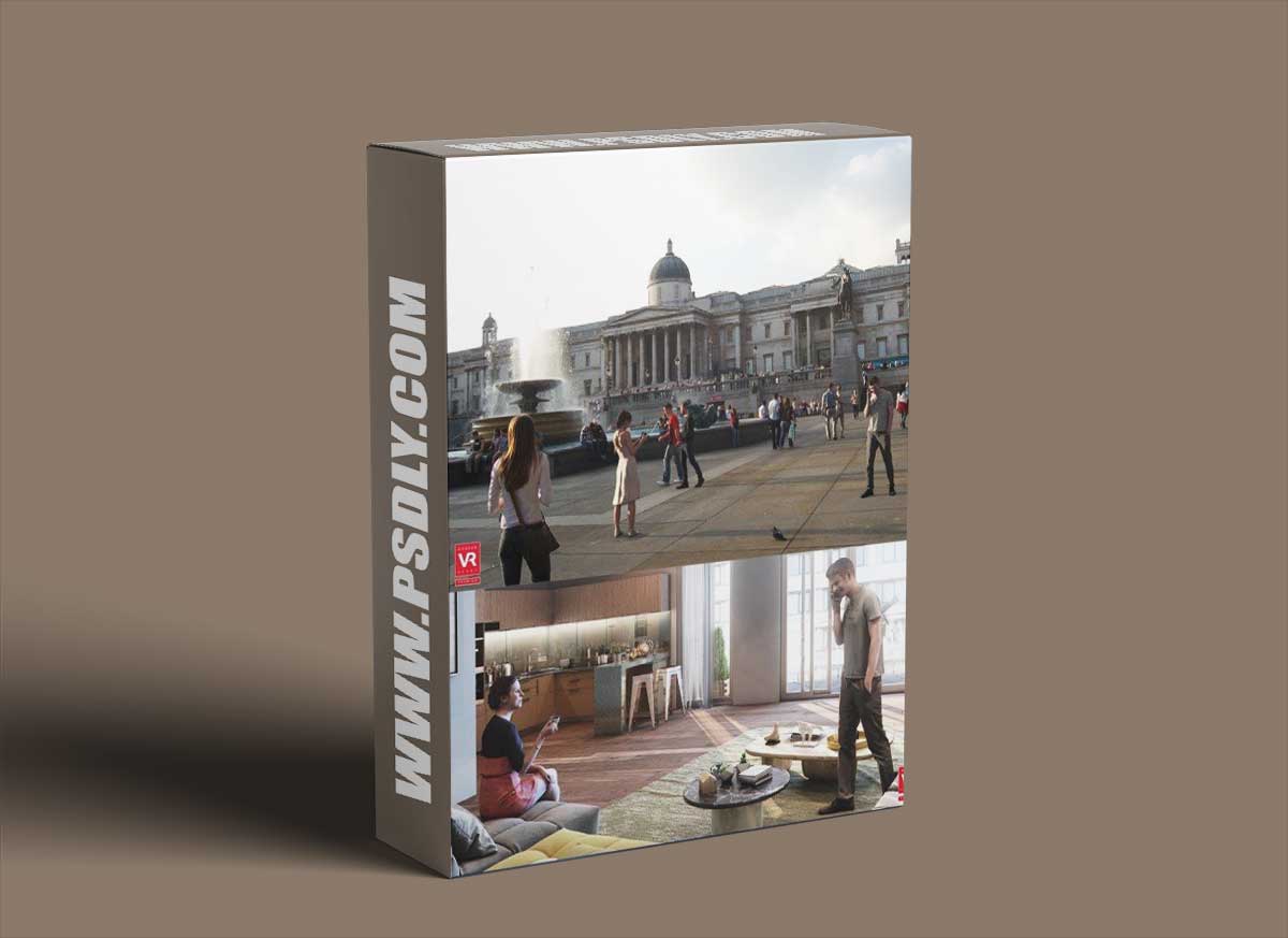 3D People +3Ds Max+ Vray + Photoshop 1 3D People +3Ds Max+ Vray + Photoshop