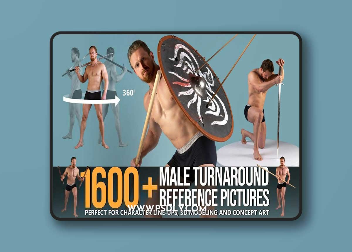 ArtStation - Grafit Studio - 1600+ Male Turnaround Reference Pictures 1 ArtStation - Grafit Studio - 1600+ Male Turnaround Reference Pictures
