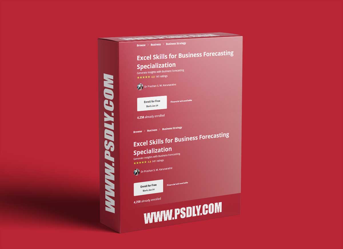 Coursera - Excel Skills for Business Forecasting Specialization 1 Coursera - Excel Skills for Business Forecasting Specialization