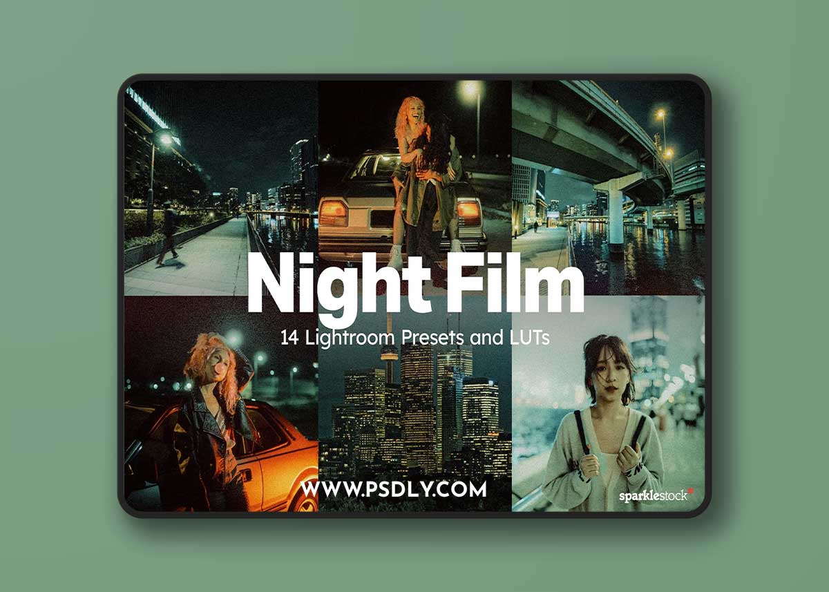 Creativemarket - 14 Night Film Lightroom Presets and LUTs 1 Creativemarket - 14 Night Film Lightroom Presets and LUTs