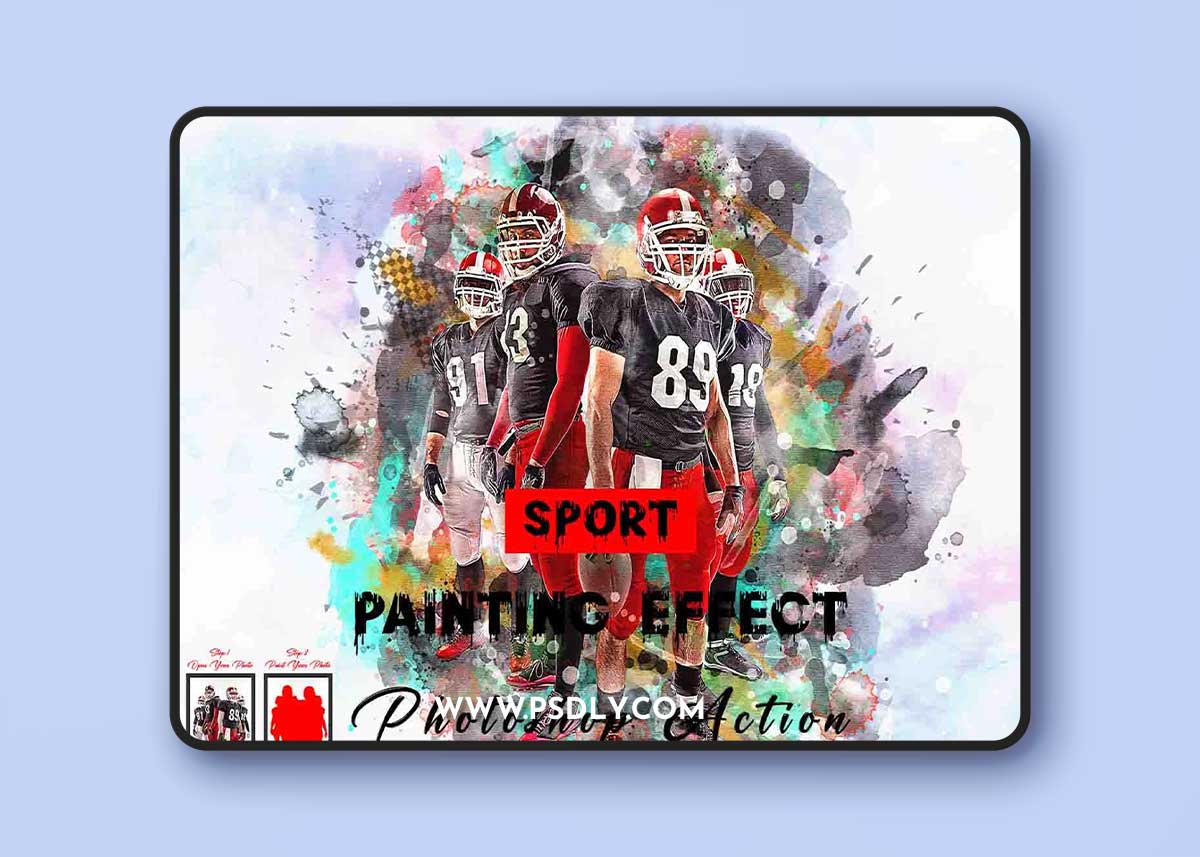 Creativemarket - Sport Painting Effect Photoshop Action 11640452 1 Creativemarket - Sport Painting Effect Photoshop Action 11640452