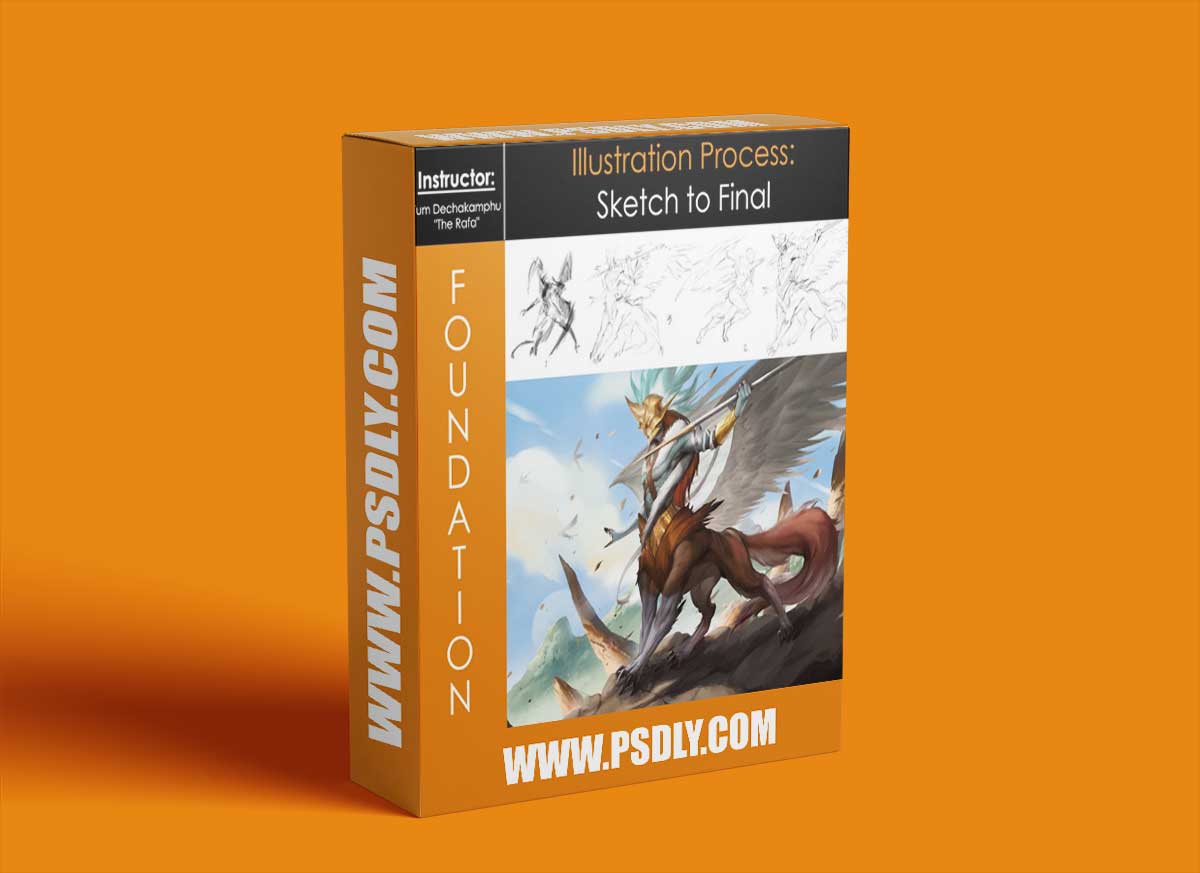 Foundation Patreon - Illustration Process - Sketch to Final with The Rafa 1 Foundation Patreon - Illustration Process - Sketch to Final with The Rafa