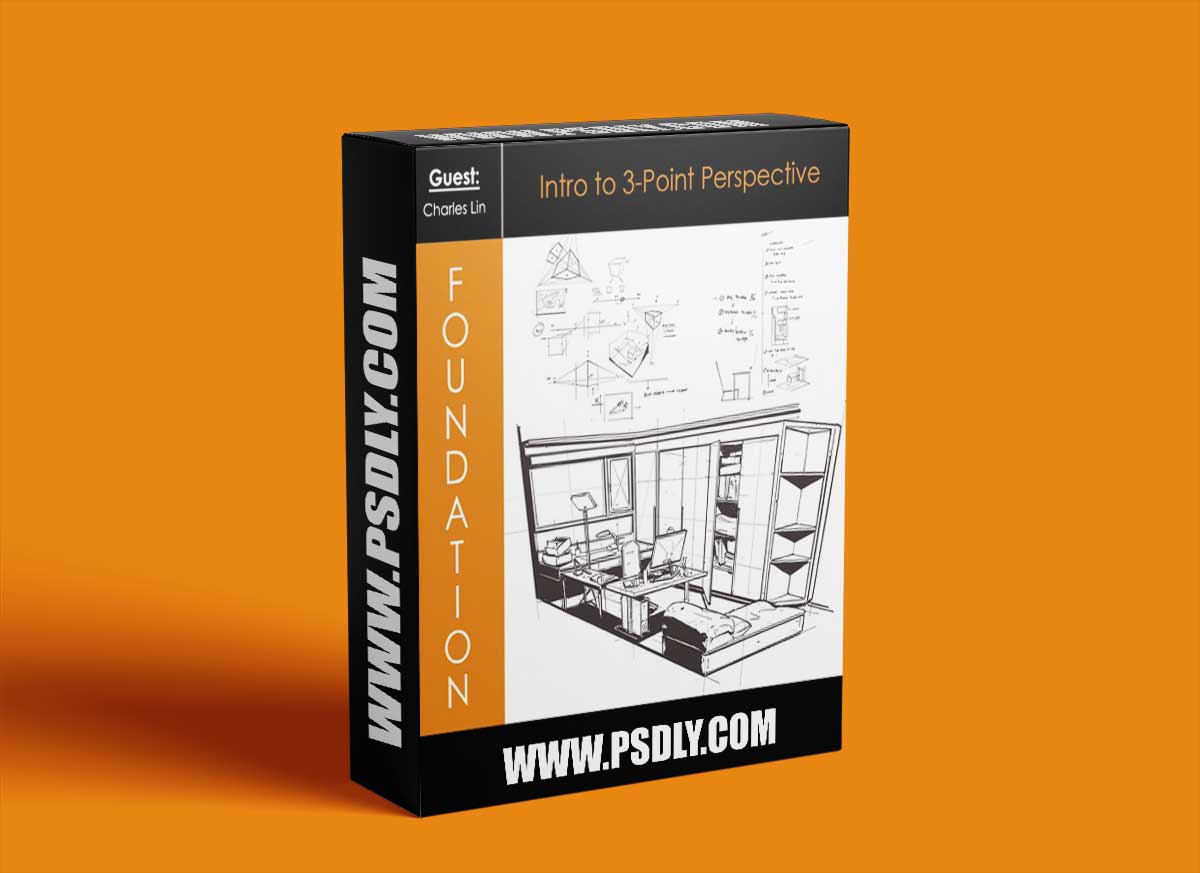 Foundation Patreon - Intro to 3 Point Perspective with Charles Lin 1 Foundation Patreon - Intro to 3 Point Perspective with Charles Lin