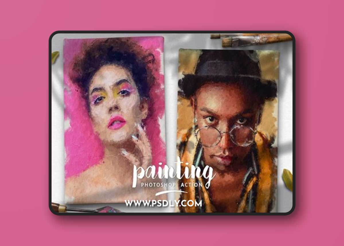 Painting Photoshop Action L4C9L4P 1 Painting Photoshop Action L4C9L4P